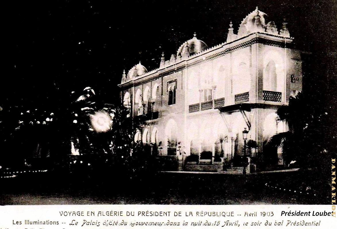 Alger - Voyage du President Loubet - Palais d'ete - 1903.jpg